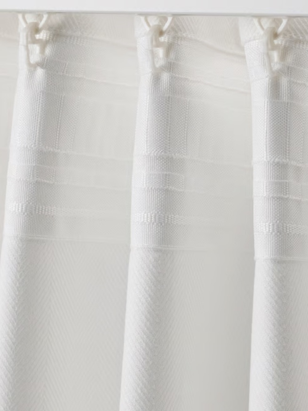 IKEA TIBAST White Sheer Curtain Panels (2-pack) - Picture 5 of 8